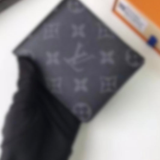 LV Wallet Grey & BLCK